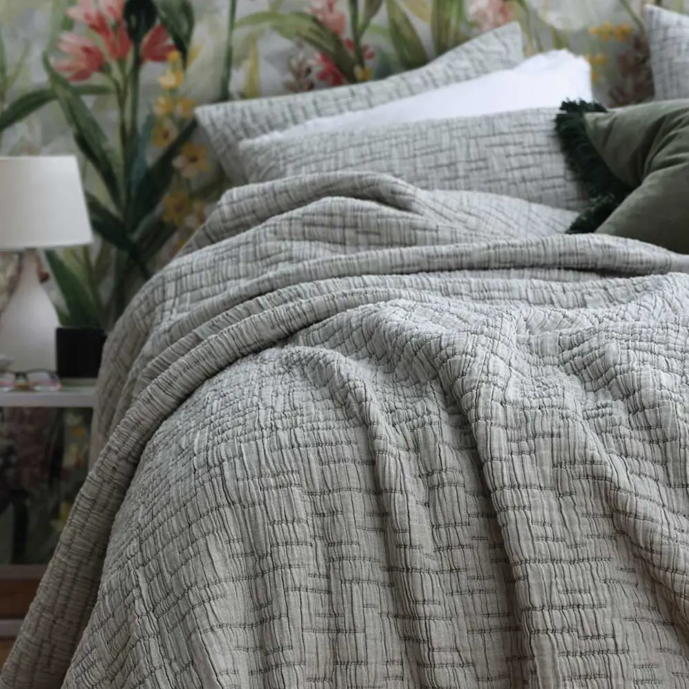 MM Linen Livie Moss Queen Bedspread Set